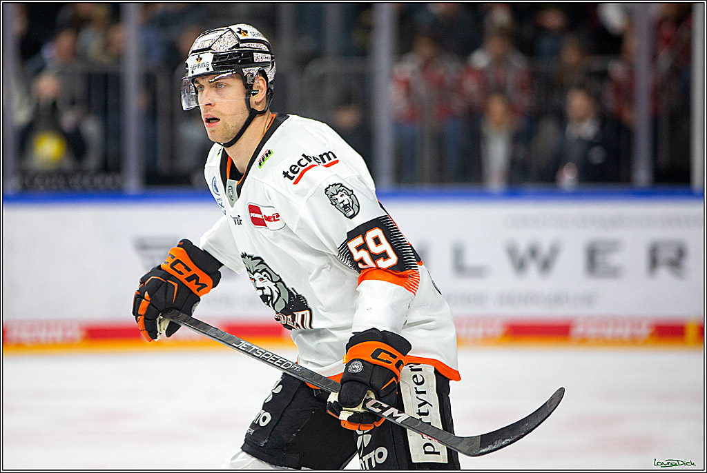 PENNY DEL; Koelner Haie- Loewen Frankfurt; Koeln, 18.12.2022